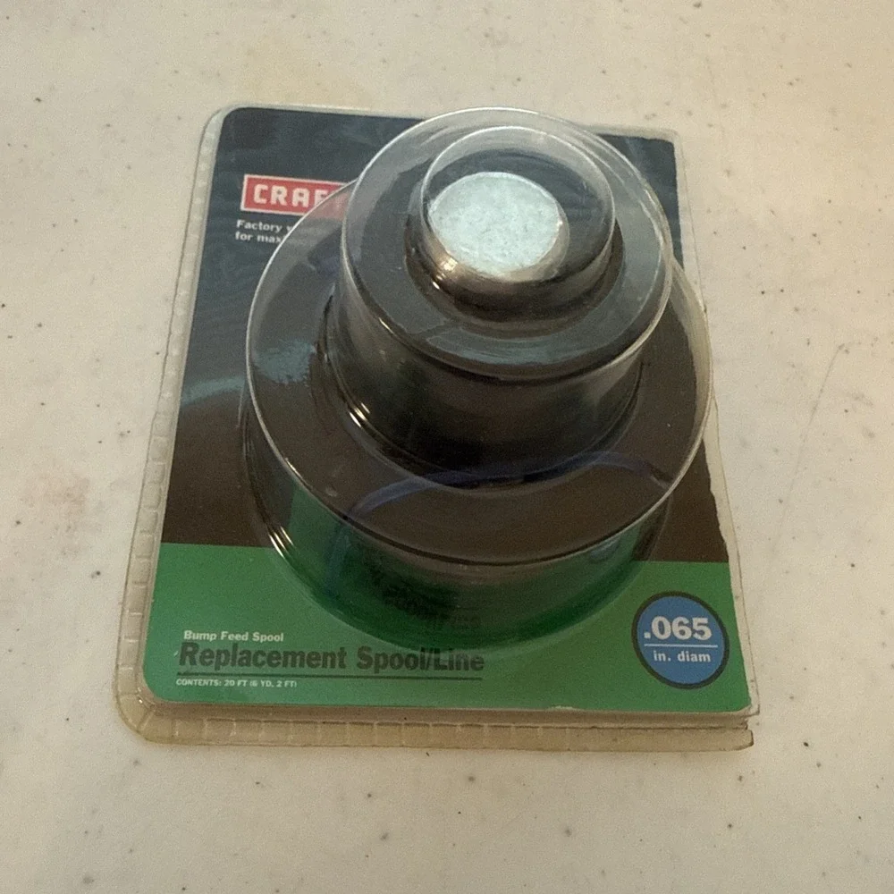 NIB Craftsman Replacement Bump Feed Spool with Round Nylon Line .065